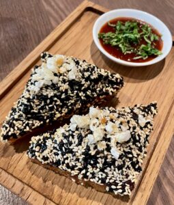 Cuttlefish fried toast